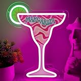 【Design unico】L'ispirazione per l'insegna al neon proviene dal cocktail Margarita. Il Margarita simboleggia il tempo libero informale, la socializzazione e il divertimento di ispirazione tropicale. Questa insegna è un'immagine sintetica di divertimento, indulgenza e atmosfera conviviale della cultura dei cocktail, rendendola un emblema appropriato per gli spazi incentrati sulle bevande e sulla buona compagnia.