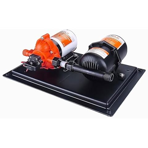 SEAFLO All New 33 Series Marine Water Pump 12 V DC 45 PSI 3.0 GPM 23.5 oz 125 psi Accumulator System Cover