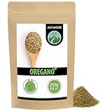 Alpi Nature Oregano getrocknet 250g, Oregano gerebelt, Gewürze zum Kochen, Pasta, Pizza, Fleish, Salaten