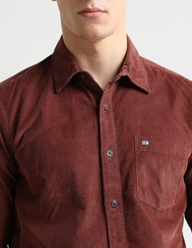 Image of Arrow Sport Men's Chelsea Slim Fit Corduroy Shirt