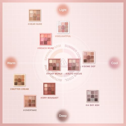 3CE『MULTIEYECOLORPALETTE（マルチアイカラーパレット）』