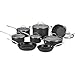 Cuisinart 14-Piece Cookware Set, Chef's Classic NonStick Hard Anodized, Gray, 66-14N