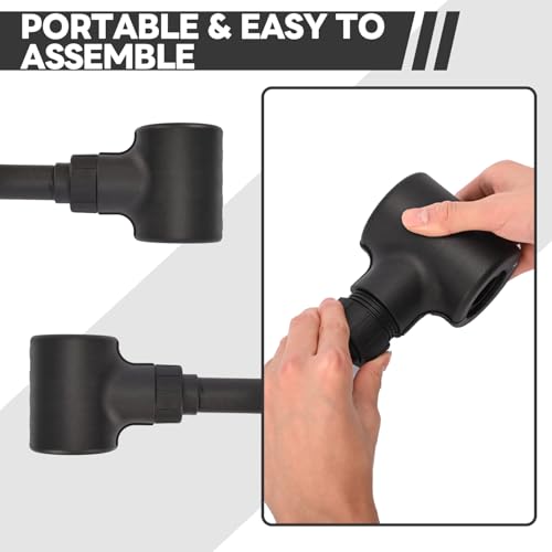 tonchean Dumbbell Converter Bar 102cm Length, Dumbbell to Barbell Converter Up to 80kg Weight Capacity - Image 4