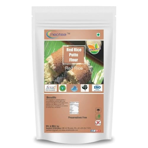 Neotea Red Rice Puttu Flour – 500g (17.63 OZ)| Traditional