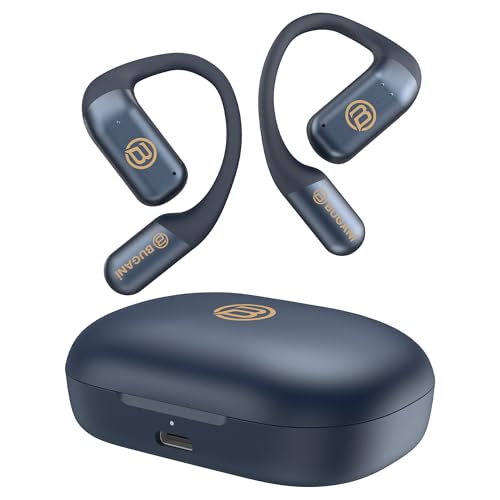 BUGANI Open Ear Headphones, Bluetooth 5.4 Wireless Earbuds with 60H Playtime, ENC Noise Cancelling Mic for Clear Calls, IPX5 Waterproof Sports Earphones for Running Workout Cycling - image 1