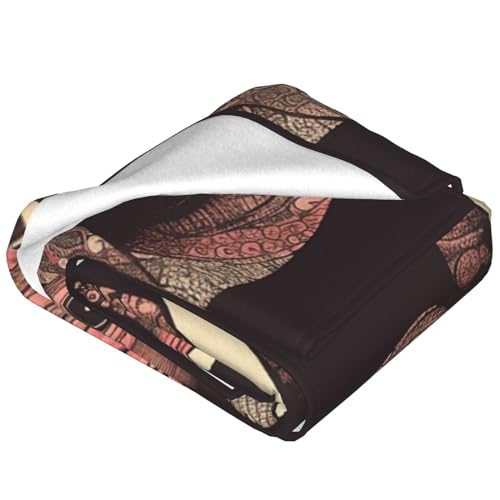 Plaid éléphant doux en microfibre pour vos soirées cocooning - 3