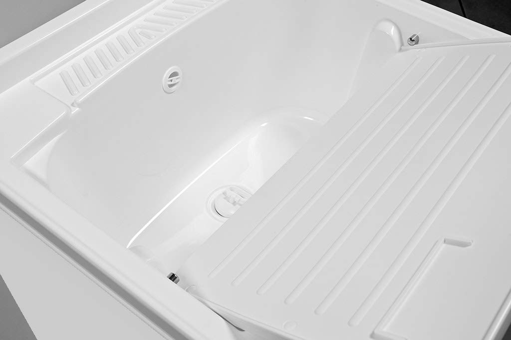 Mabel srl Mobile lavatoio con vasca e tavoletta 60x50x82 cm