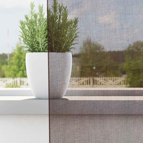 Voile marron contre la chaleur et les reflets du soleil
