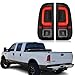 LED Tail Lights Assemble Compatible with1997-2003 Ford F150,1999-2007 Ford F250 F350 Superduty Driver and Passenger Side, Smoke Lens