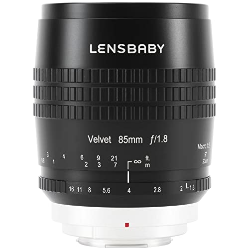 Lensbaby ソフトレンズ Velvet 85 焦点距離85mm F1.8 キヤノンRFマウント フルサイズ対応 ブラック