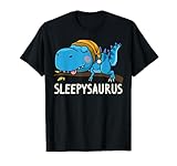 Sleepysaurus Schlafshirt Schlafanzug Nachthemd Dinosaurier T-Shirt