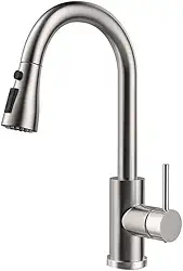 Torneira Para Cozinha Monocomando De Pia Torneira Gourmet Misturador Bancada Extensível Aço Escovado
