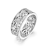 👍【Cadeaux Profect pour hommes】 Cette bague est le meilleur cadeau d'anniversaire, d'anniversaire, de remise des diplômes, de nouvel an pour les hommes, les petits amis, les maris, les papas.