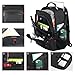 Z-MGKISS Men's Extra Large 55L Anti-Theft Backpack, TSA-Approved for 18.4-19" Gaming Laptops, Gym Work Travel for Business College Daypack (Black)