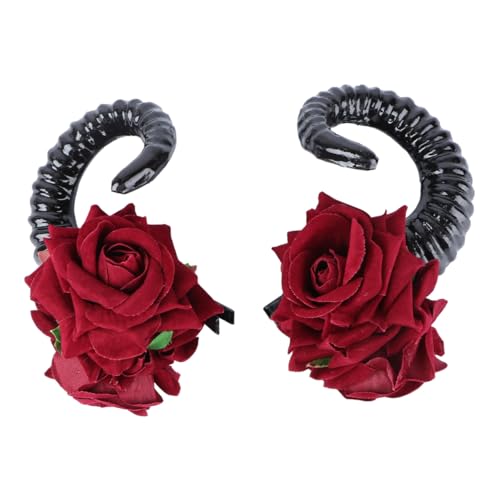 FRCOLOR 1�y�A �܂��񂴂� �z�[���N���b�v �ԑ� �X�i�b�v �|�̃w�A�N���b�v ���̋|�N���b�v �j���p �o���h�[ ������ �ʔ��� �R�X�`���[�� �����̂��߂̉Ԃ̃w�A�N���b�v ���� Black