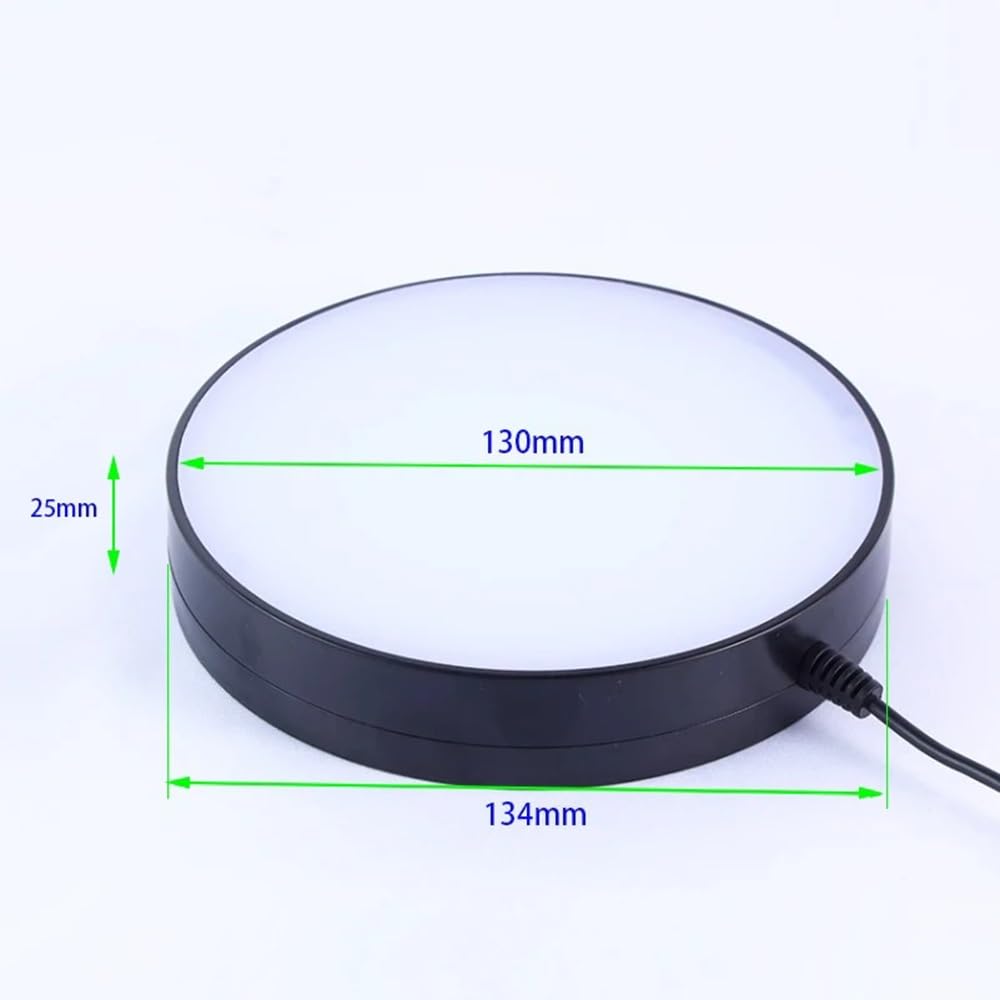 Accessori per microscopio da laboratorio 130mm regolabile 63 LED retroilluminazione anello inferiore luce illuminatore lampada industria stereo microscopio fotocamera lente di ingrandimento 110-240V A