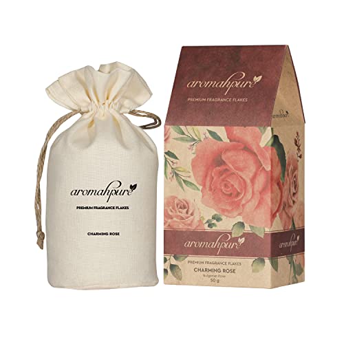 50% OFF on Aromahpure Premium Car Perfume Fragrance Flakes- Luxury Car Air Freshener made Organically with Essential Oil, Grains, and Flakes -50Gms, Fragrant your car for 30 days