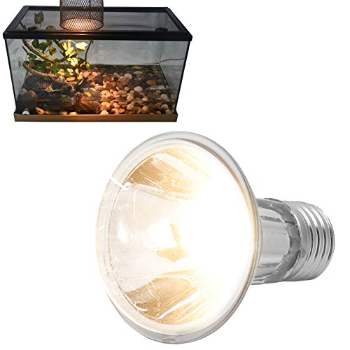 Uvb Bulbs for Reptiles, Lamp Uva Uvb Reptile Light Bulb Bulb UVA UVB Reptile Heat Lamp Bulb for Lizard Tortoise Amphibian (75W 110V)