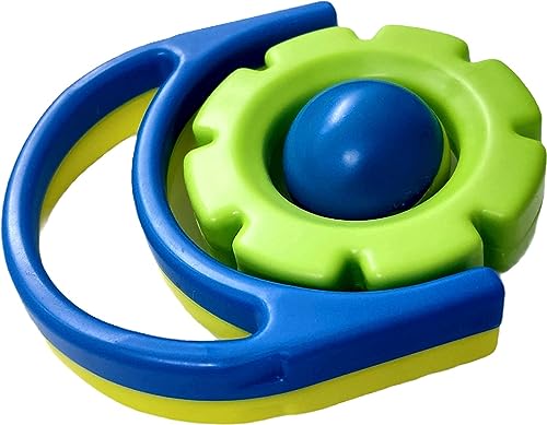 Image of Babify BPA-Free Non Toxic Toddler Sound Making Crown Baby Rattle for Baby (Green)