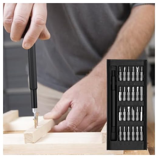 25-in-1 Precision Screwdriver Set, Compact Multi-Bit Tool Kit with Magnetic Handle for Electronics, Laptop, Watch, Phone, Game Console, and Eyewear Repair