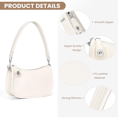 Image of Shoulder Bag Purses for Women - Small Handbags PU Leather Shoulder Purse Trendy Designer Underarm Bags