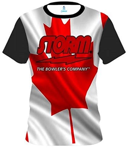 CoolWick Storm Canadian Flag Bowling Jersey (XL)