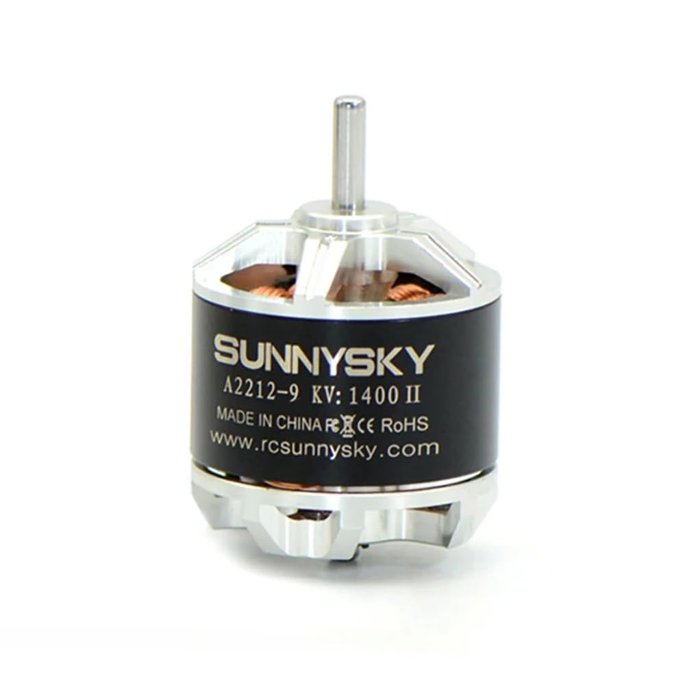 2212 A2212 II 980KV 1400KV 2450KV silnik bezszczotkowy 3 mm wał odpowiedni do Sunnysky 2 ~ 3S akumulator stałoskrzydłowy czteroosiowy multirotor drony (4 szt. 980KV)