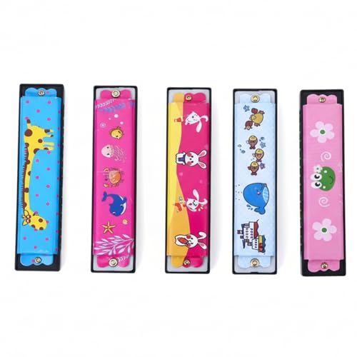 5pcs Harmonica Suitable for Music Beginners Family Practice and Classroom Activities
