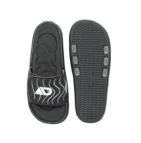 Image of AADI Men's Synthetic Leather Lightweight Comfortable Outdoor Dailyuse Casual Slides /Flip Flop /Slippers