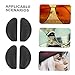 PACKOVE 10pairs Silicone Nose Pads for Glasses Anti-slip Soft Cushion Support for Comfort and Nose Pads for Eyeglasses and Sunglasses Black
