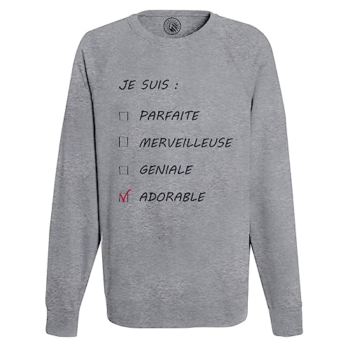 Sweat Shirt Homme Je suis Adorable une idée cadeau originale pour lui