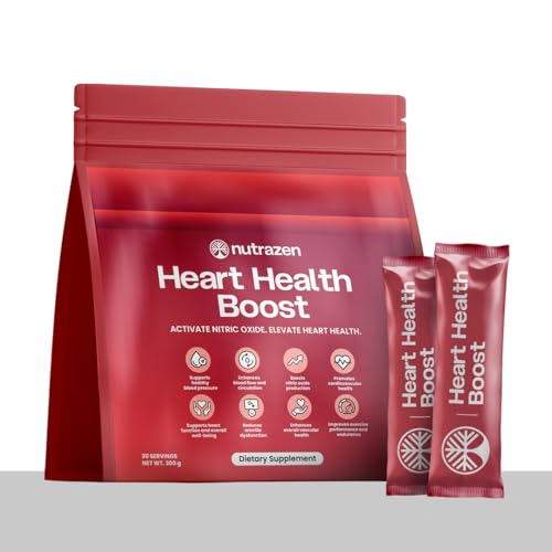 Image of Heart Health Boost | L-Arginine, L-Citrulline Malate, Beetroot & Garlic Extract | Supports Healthy Circulation, Vitality & Energy | With Liposomal Vitamin C & Glutathione Antioxidant Formula | 30 Sachets