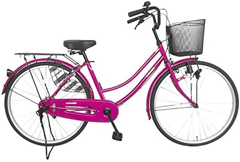 Amazon サントラスト Suntrust 自転車 ママチャリ 26インチ ギアなし かご ライト 鍵 標準搭載 ピンク 完全組立 ファミリア サントラスト Suntrust シティー ファミリーサイクル