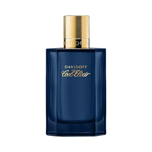 Davidoff Cool Elixir Holziges Parfum Intense Mit Noten von Rosenoxid Lavandin und einem Oud-Akkord Luxus Parfums für Herren Langanhaltender Duft