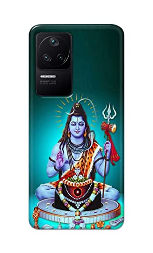 Image of Printed Hard Back Cover Case for Mi Poco F4 5G Back Cover (Lord Shiva) -1803