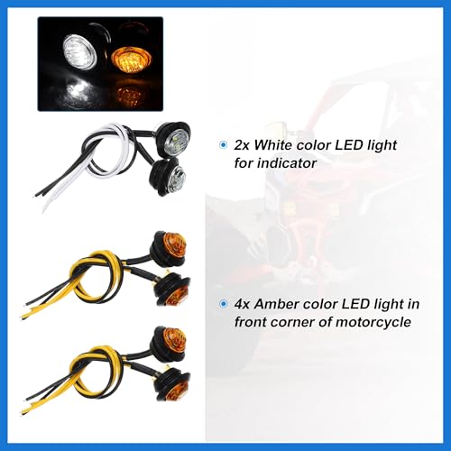 Kit clignotant LED UTV haute luminosité avec commande guidon et avertisseur - 6