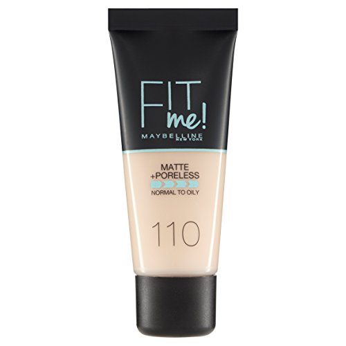 Maybelline Fit Me Matte & Poreless Foundation 110 Porcelain, 30ml