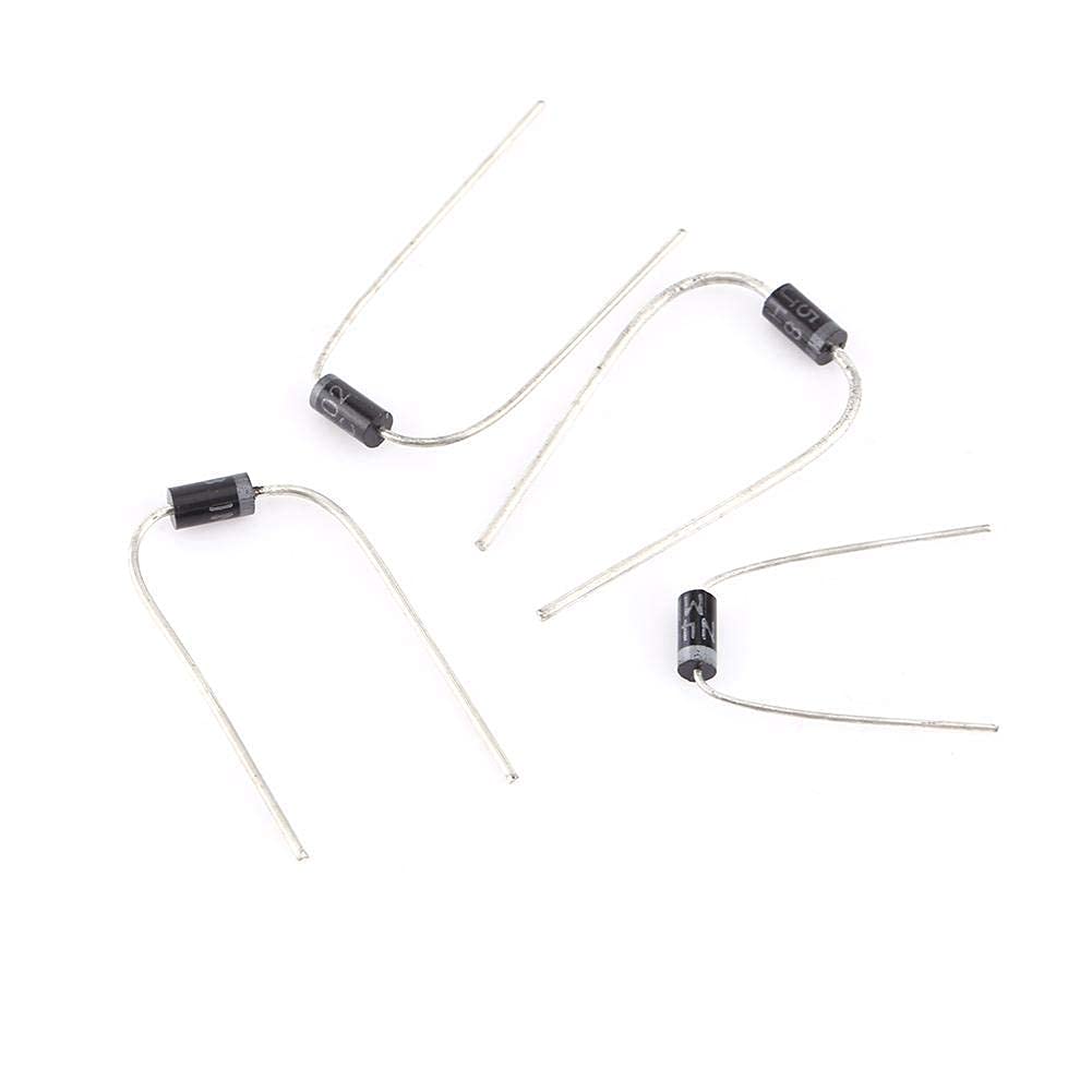 1n4001, 200 sztuk 10-wartościowych diod prostowniczych, zestaw elektroniki, 1N4001~1N4007 1N5817~1N5819, zestaw diod z przezroczystym pudełkiem