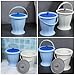 Chamber Pots with Lid, Portable , Spittoon Toilet, Bedroom Urinal, Plastic Spittoon Pee Pot Bucket, Bedside Night Urinal for Adult Patient Elderly Women Blue