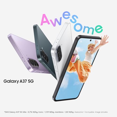 Samsung Galaxy A37 5G blanc smartphone de verrouillé 256 Go version FR - 3