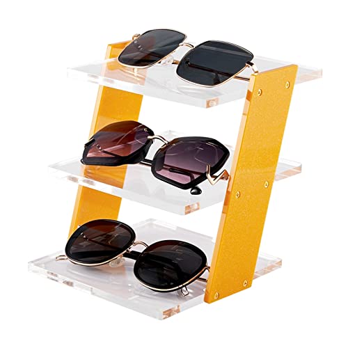 Présentoir à lunettes de soleil en acrylique à 4 niveaux pour comptoir