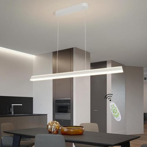 Lampada a Sospensione a LED Design minimale: luce su e giù Questa moderna lampada a sospensione a LED creativa Sala da pranzo Light utilizza un design, un concetto minimalista e un aspetto, per delineare lo spazio più spirituale con linee e trasudare un senso di semplicità e moda straordinaria ovunque. Questa lampada a sospensione tavolo da pranzo può decorare la tua casa molto bene.