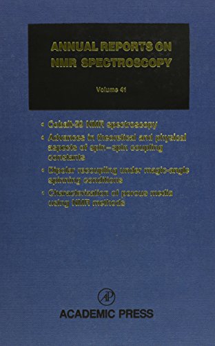 Annual Reports on NMR Spectroscopy, Vol. 41