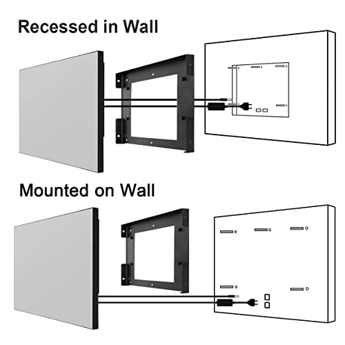 Image of 22 Inch Smart Mirror TV, Waterproof LED TV for Bathrooms and Hotels | 1080P webOS Televsion ATSC Tunner, Built-in Alexa, Bluetooth & Wi-Fi, Magic Remote with Voice Control