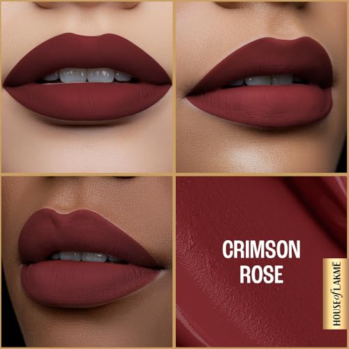 Image of LAKME ULTIMATE GLAM LIQUID LIPSTICK (CRIMSON ROSE)