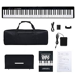 FFYUEEE Piano Électronique Pliante De 88 Key, Contient 128 Tons, Portable Et Facile À Stocker, Piano Électronique À… - Les Beatles, Paul McCartney, John Lennon, RIngo Starr, George Harrison FFYUEEE Piano Électronique Pliante De 88 Key, Contient 128 Tons, Portable Et Facile À Stocker, Piano Électronique À… – Image 4