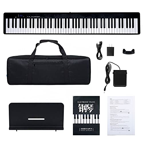 FFYUEEE Piano Électronique Pliante De 88 Key, Contient 128 Tons, Portable Et Facile À Stocker, Piano Électronique À… - Les Beatles, Paul McCartney, John Lennon, RIngo Starr, George Harrison FFYUEEE Piano Électronique Pliante De 88 Key, Contient 128 Tons, Portable Et Facile À Stocker, Piano Électronique À… – Image 5