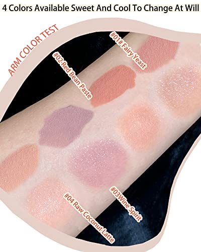 Glitter Cream Liquid Eyeshadow, Shimmer High Pigmented Eye Shadow Stick, Neutral Smooth Cream Velvet Eyeshadow, Long Lasting Waterproof Lightweight Korean Eye Makeup, Makeup Gift For Girl Women-01 #TOP4