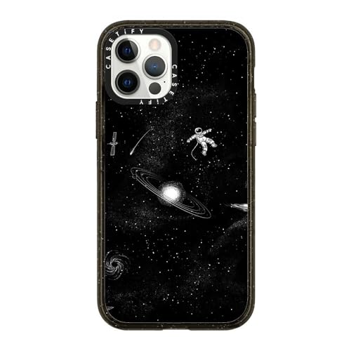 CASETiFY (�P�[�X�e�B�t�@�C) �C���p�N�g�P�[�X iPhone 12/ iPhone 12 Pro�p - Gravity 3.0 (�O���r�e�B3.0) - �N���A�u���b�N