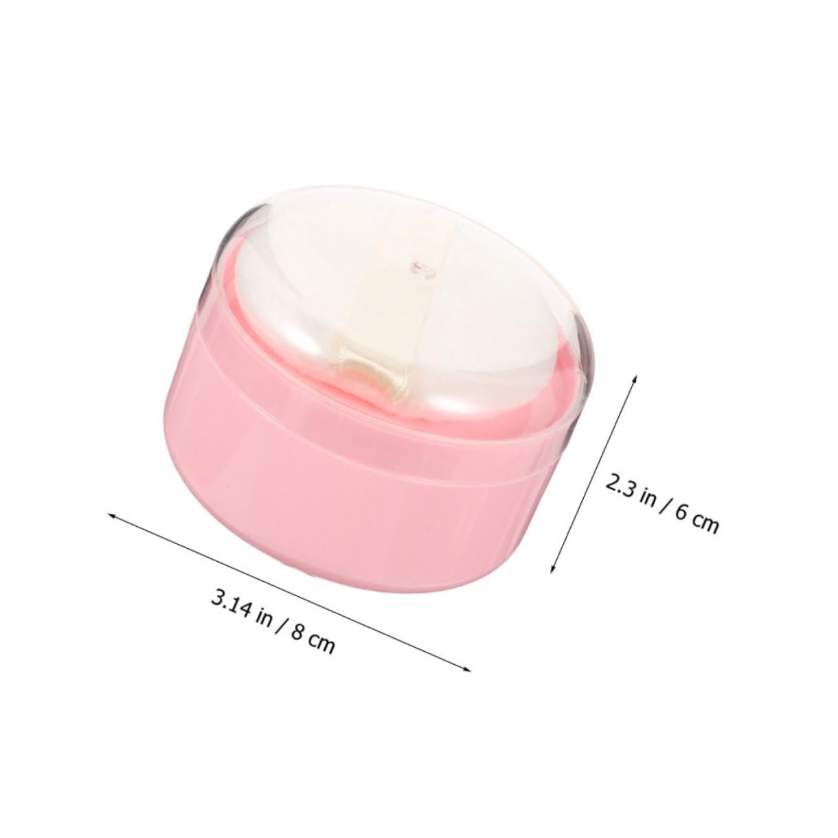 Outanaya Dust Box with Puff Portable Loose Powder Container for Infants Compact Design for Travel for Baby Care image 2